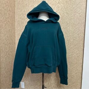Youngla Autumn Hoodie Deep Teal